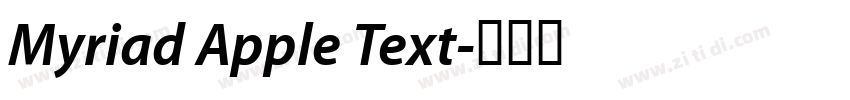 Myriad Apple Text字体转换 Myriad Apple Text字体转换